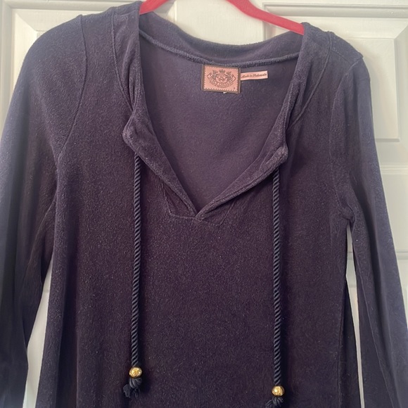Juicy Couture grommet Terry dress size P, XS - Picture 2 of 11